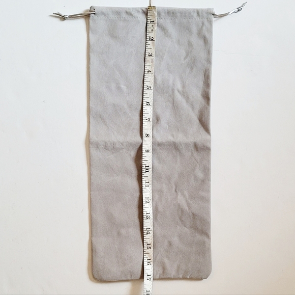 Gray Drawstring Pouch - Picture 3 of 5